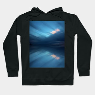 Blue Sky Abstract Hoodie